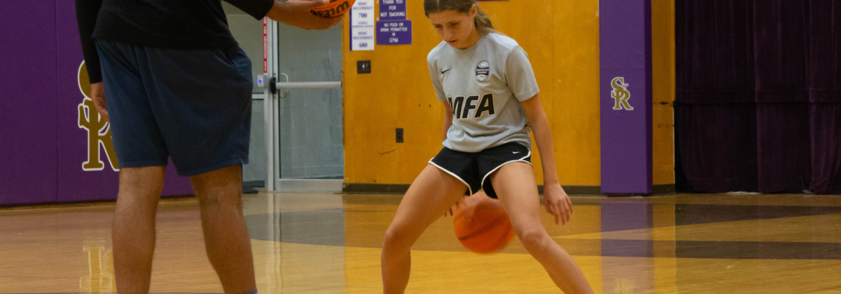 Staying focused and avoiding distructions: Laney Krosnowski